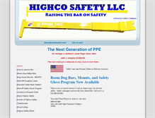 Tablet Screenshot of highcosafetyllc.com